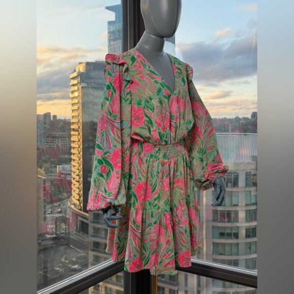 🆕 LILLY PULITZER 🧿 NWT Taviana Stretch Dress Coming in Hot Blue Horizon, Sz 10 - Picture 5 of 15